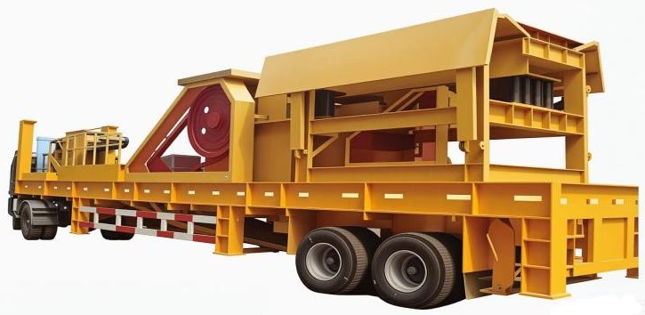 Mobile crushing plant for water conservancy 水利工程